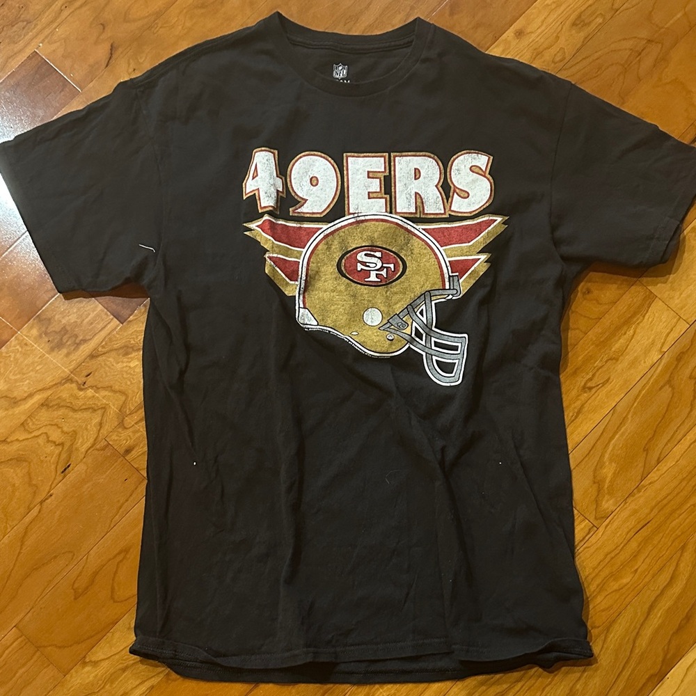 NFL 49ers Apparel Black T-Shirt